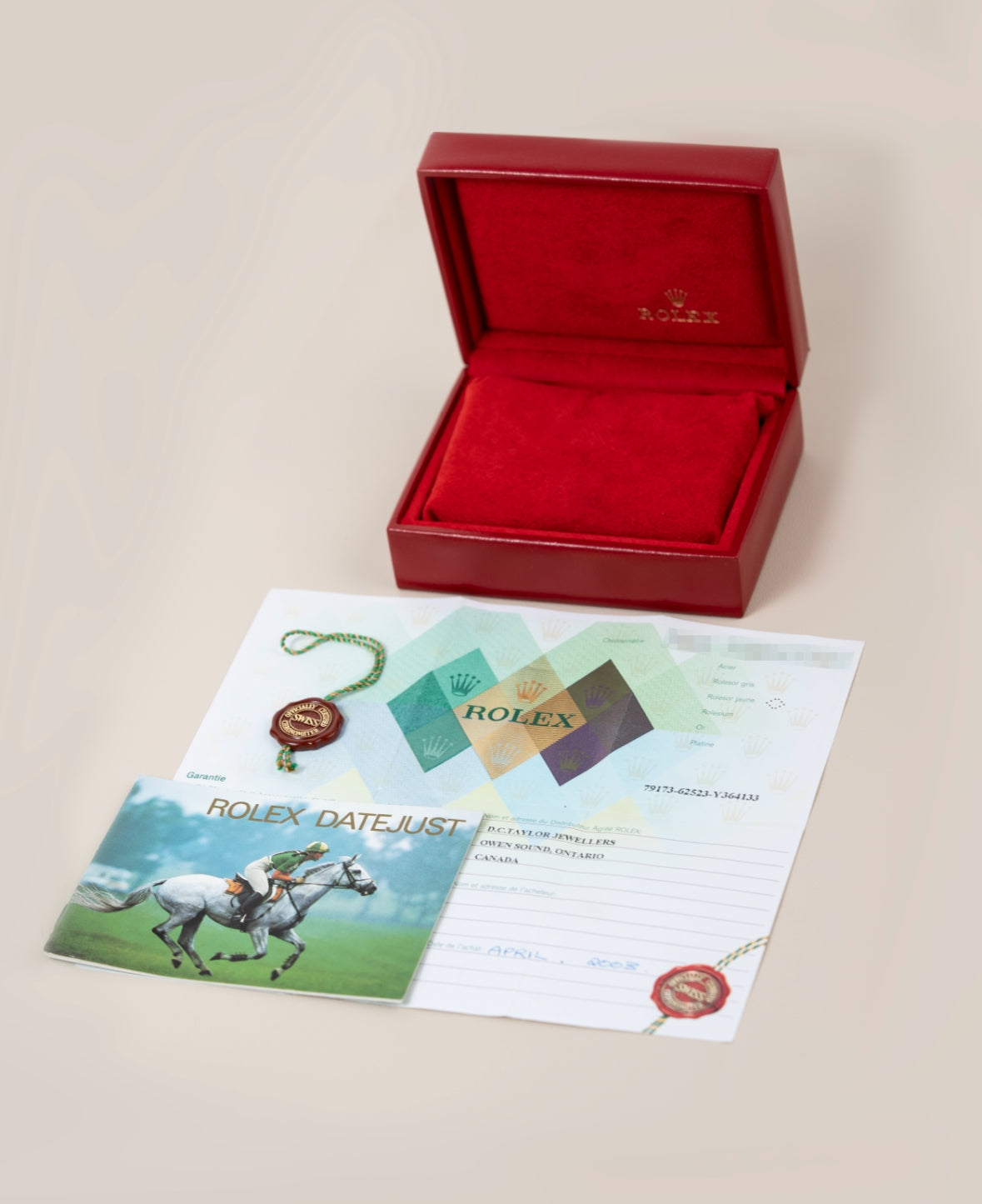 Rolex Lady-Datejust 26mm Pink Coral Stone Dial - Ref. 79173