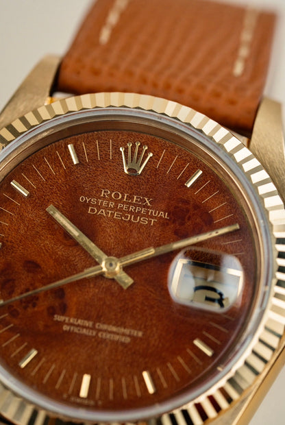 Rolex Datejust 36mm Burlwood Dial - Ref. 16018