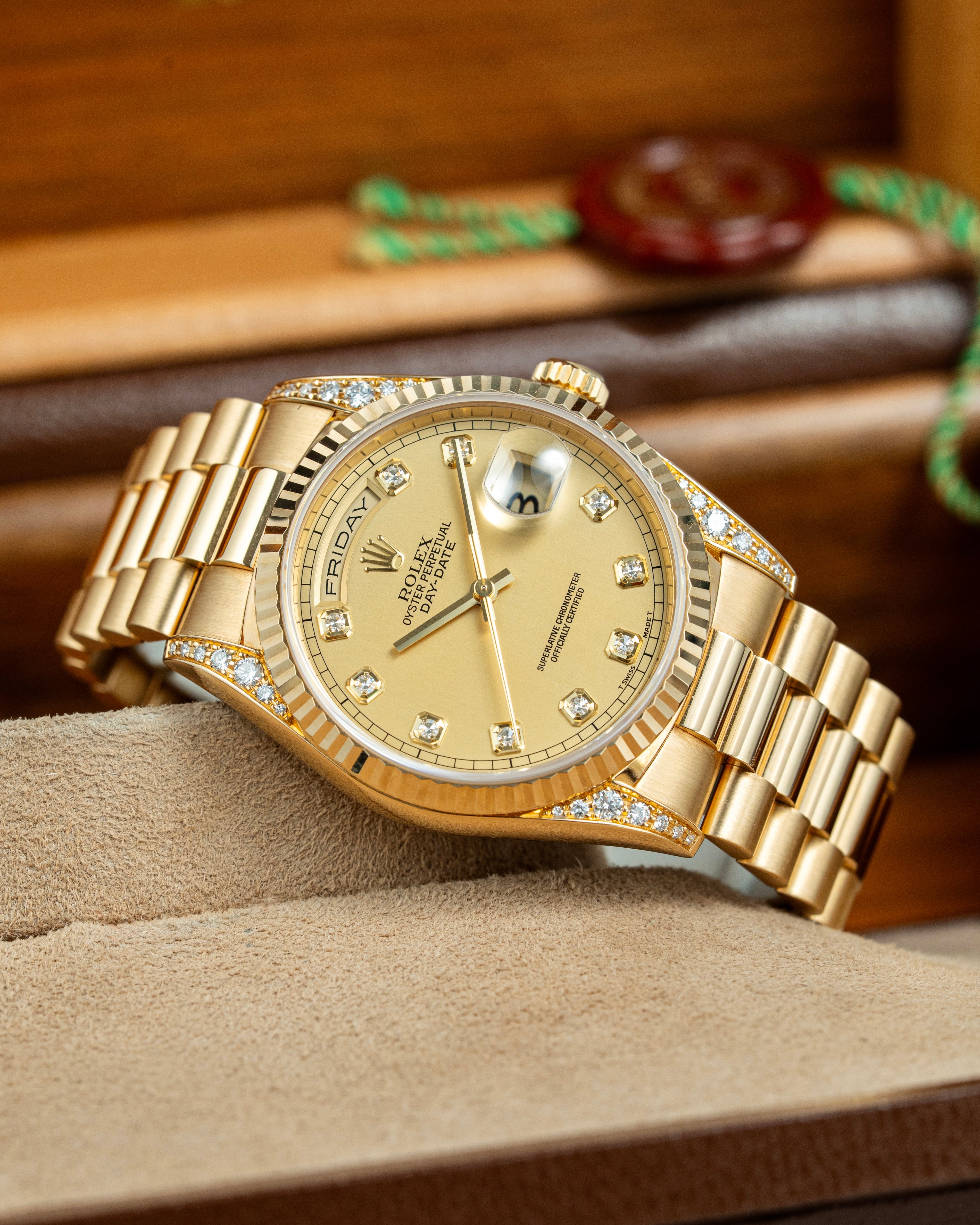 シカンダページ Rolex Day-Date 36mm - Ref. 18338 – Brothers & Bezels UAE
