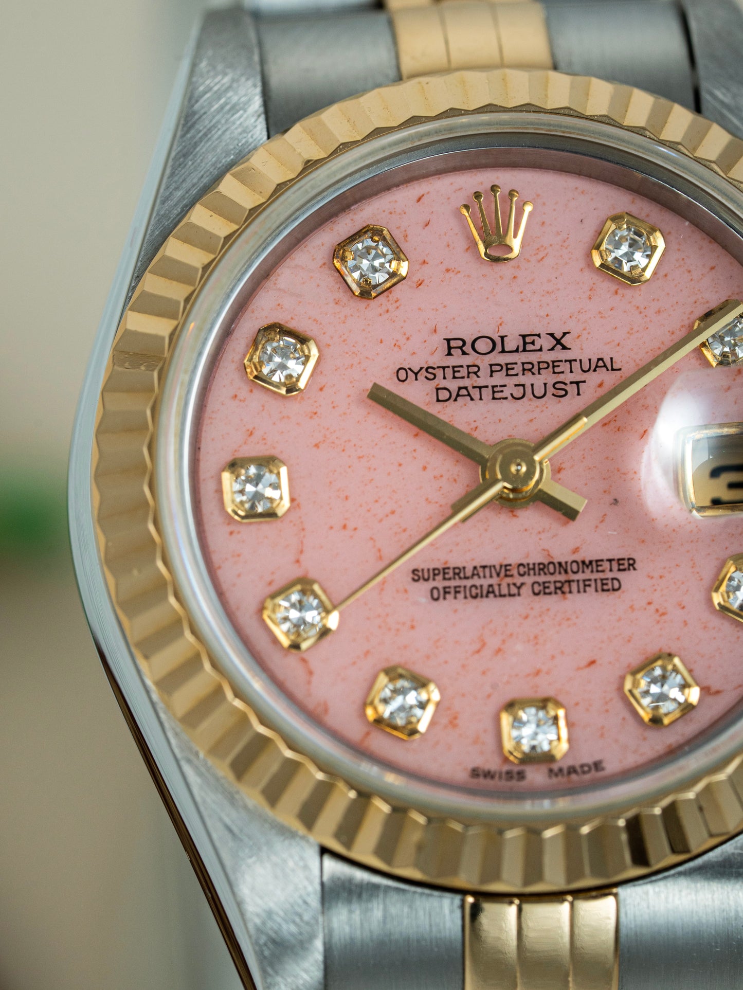 Rolex Lady-Datejust 26mm Pink Coral Stone Dial - Ref. 79173