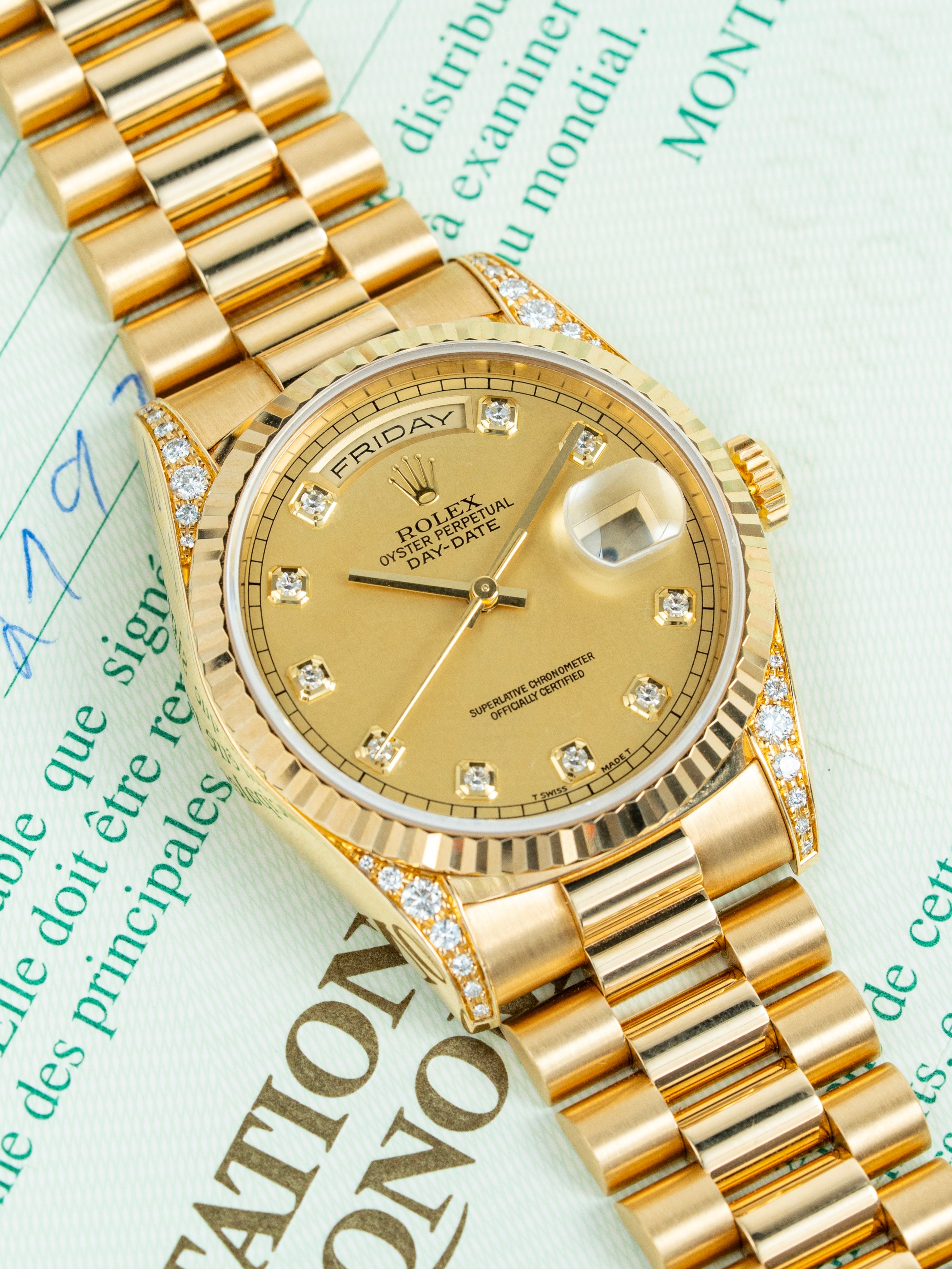 Rolex Day-Date 36mm - Ref. 18338 – Brothers & Bezels UAE