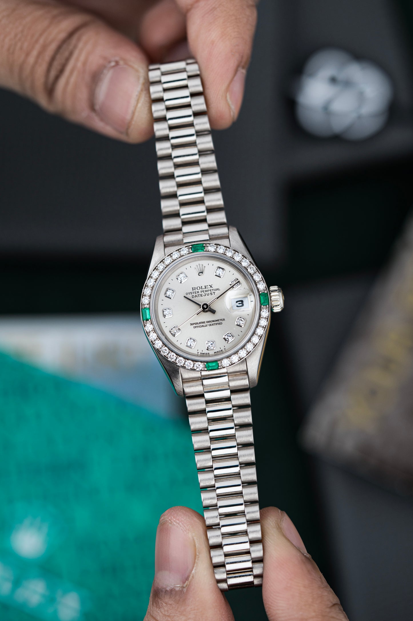 Rolex Lady-Datejust 26mm Emerald - Ref. 69079