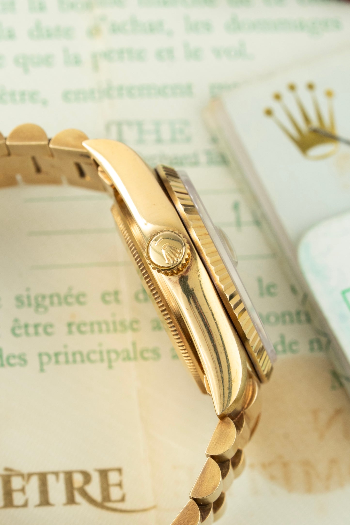 Rolex Day-Date Sapphire Baguette - Ref. 18038