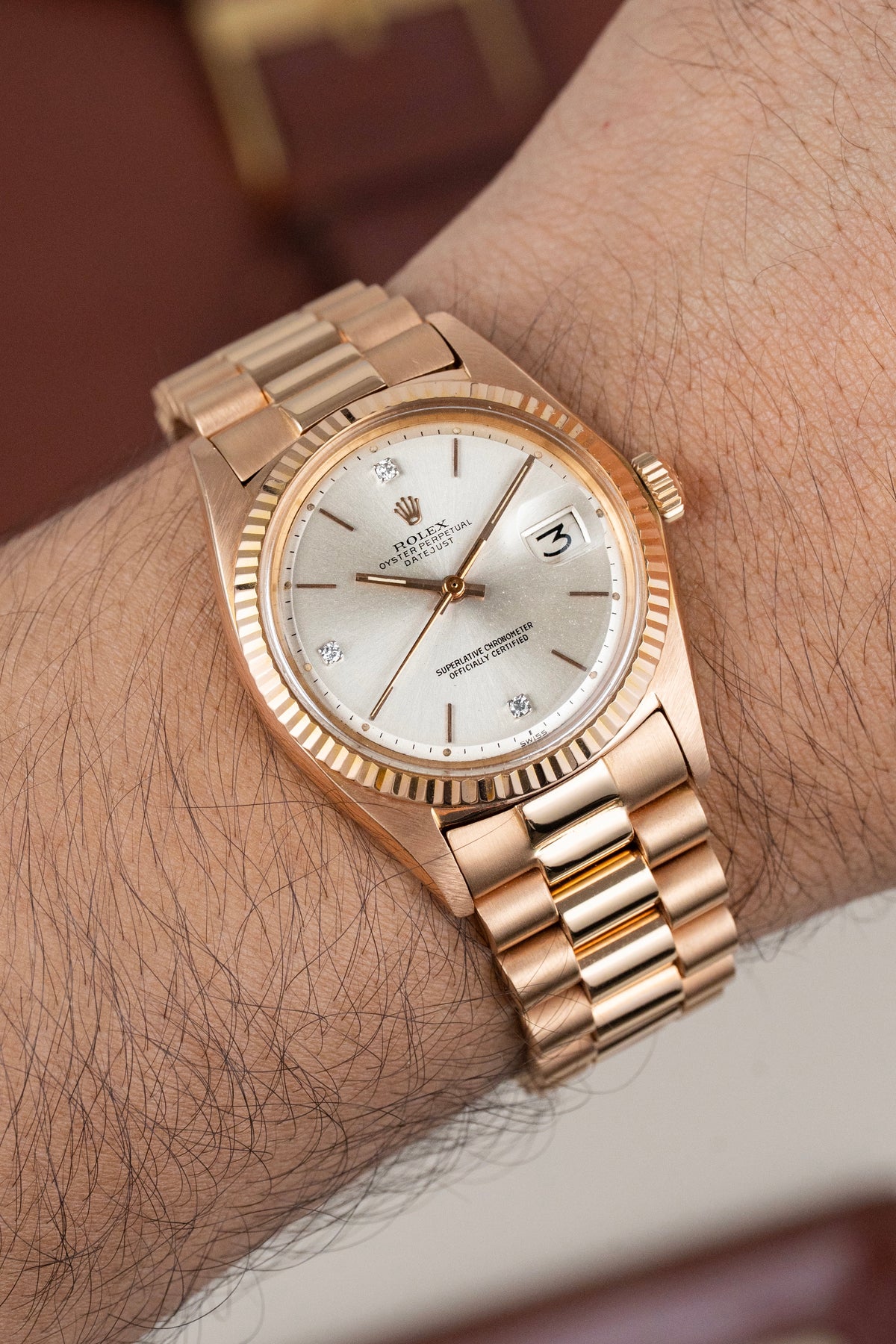Rolex Datejust 36mm Rose Gold - Ref. 1601