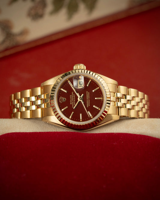 Rolex Lady-Datejust 26mm Oxblood Stella Dial - Ref. 69178