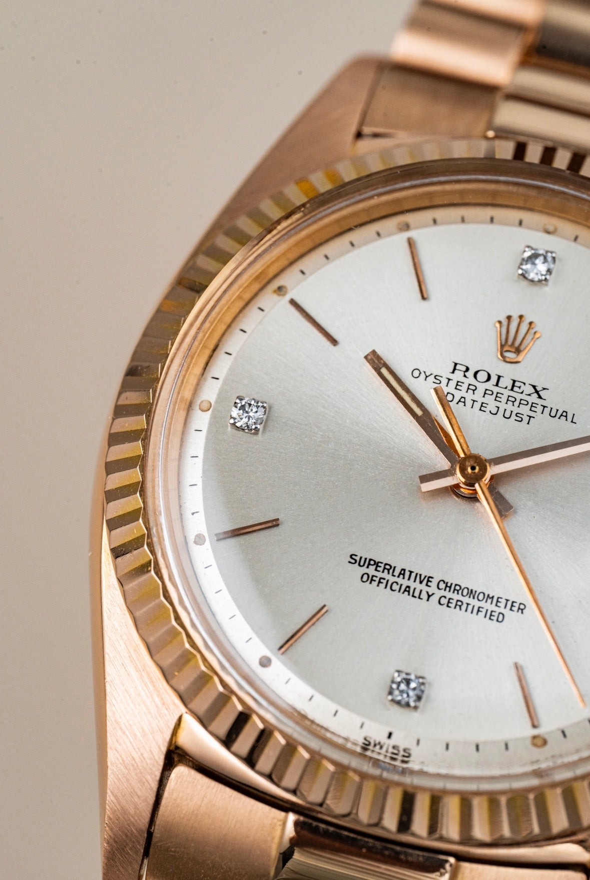 Rolex Datejust 36mm Rose Gold - Ref. 1601