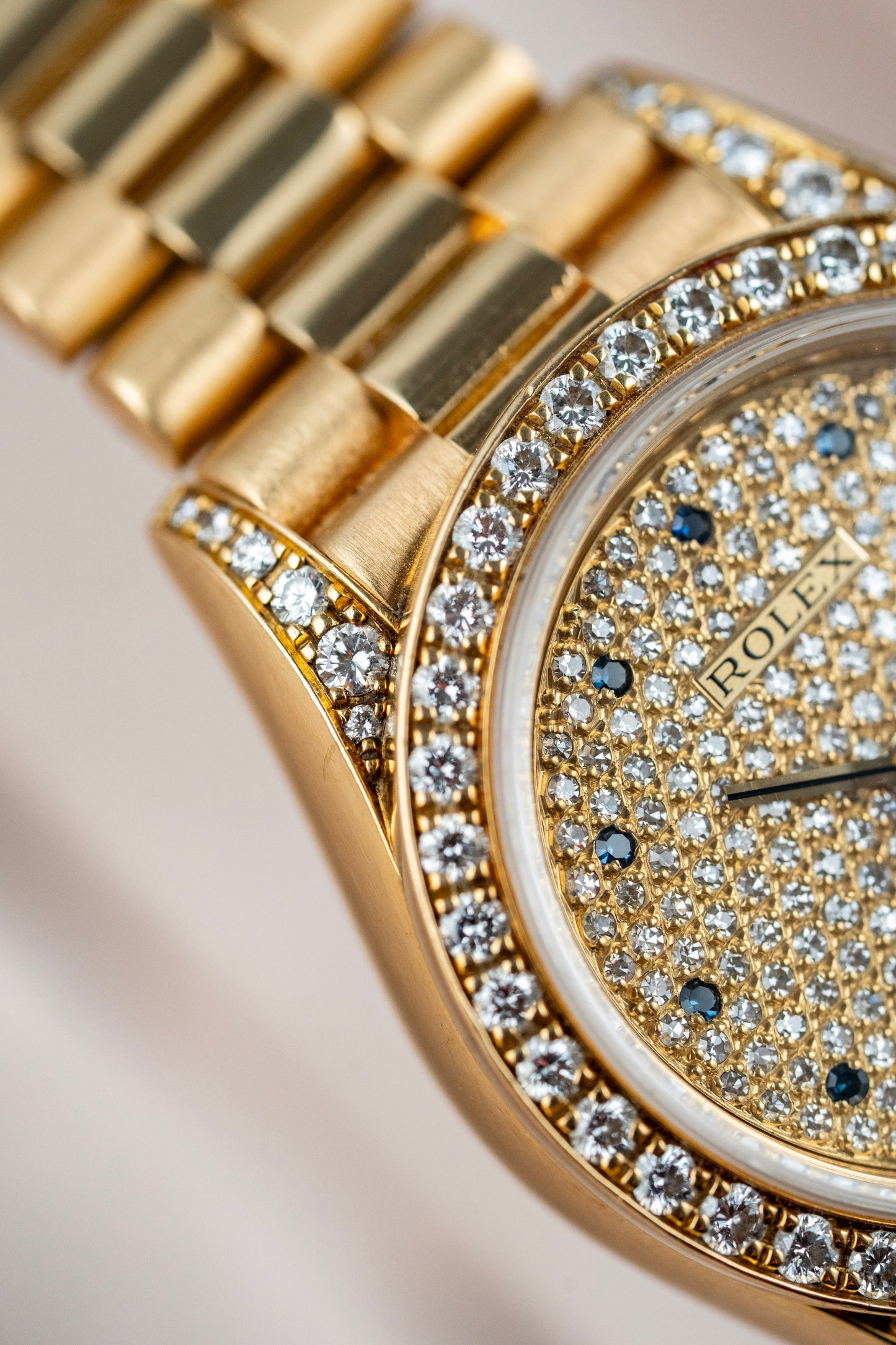 Rolex Lady-Datejust 26mm Pavé Sapphire - Ref. 69158