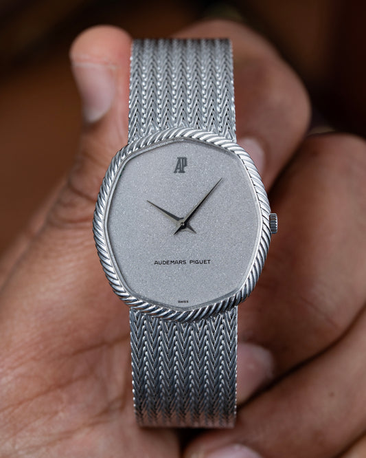 Audemars Piguet 30mm 18k White Gold Mechanical Dress Watch