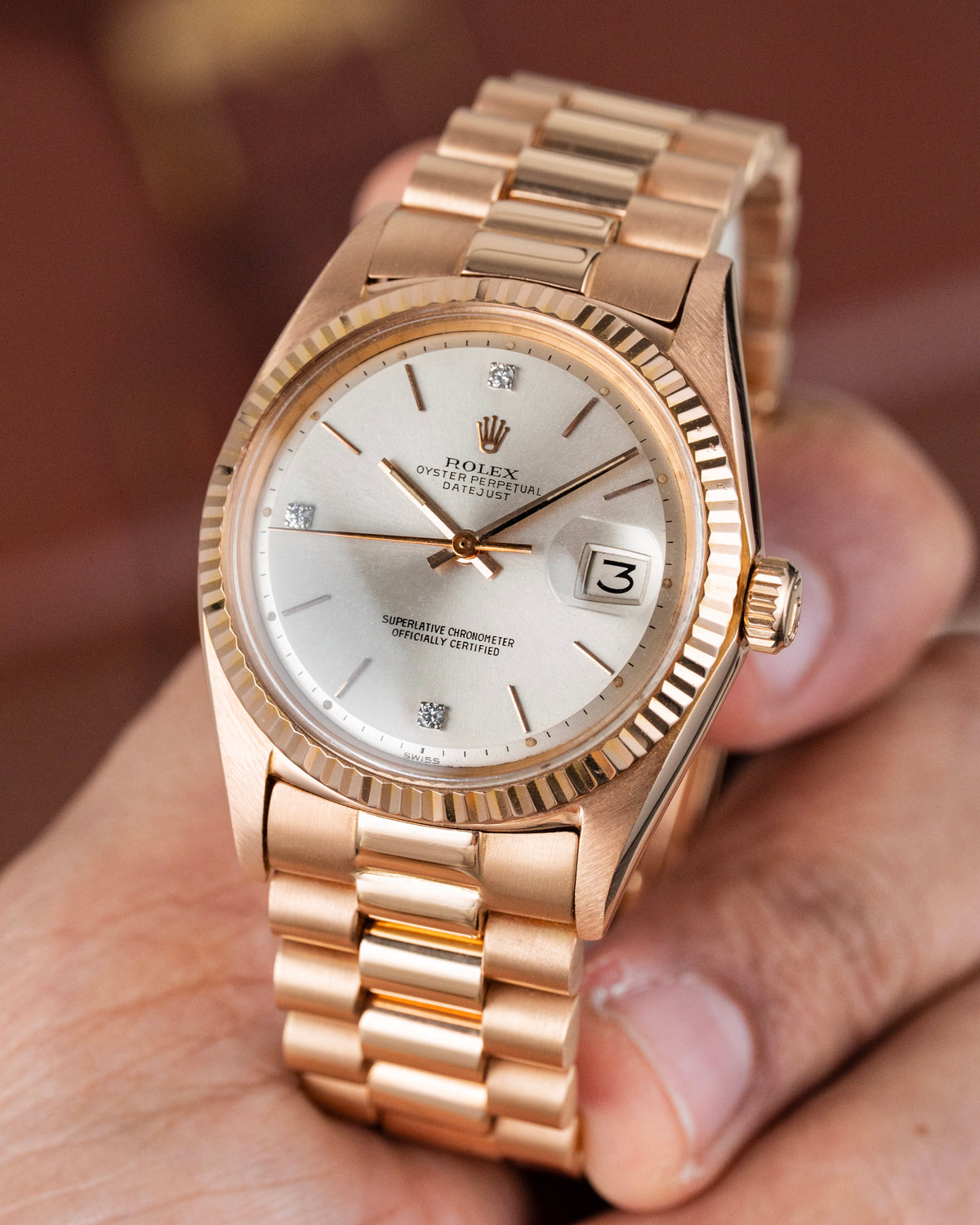 Rolex Datejust 36mm Rose Gold - Ref. 1601