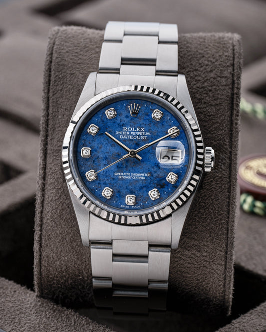 Rolex Datejust 36mm Sodalite Stone Dial - Ref. 16234