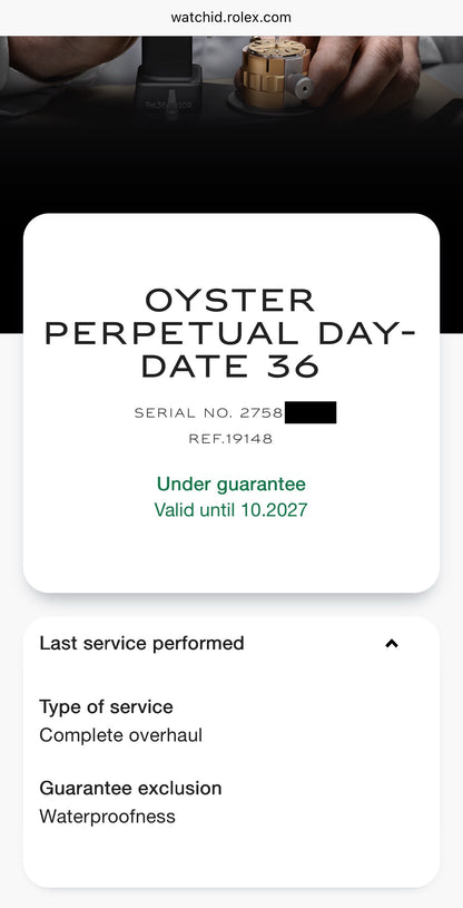 Rolex Day-Date Oysterquartz 36mm - Ref. 19148